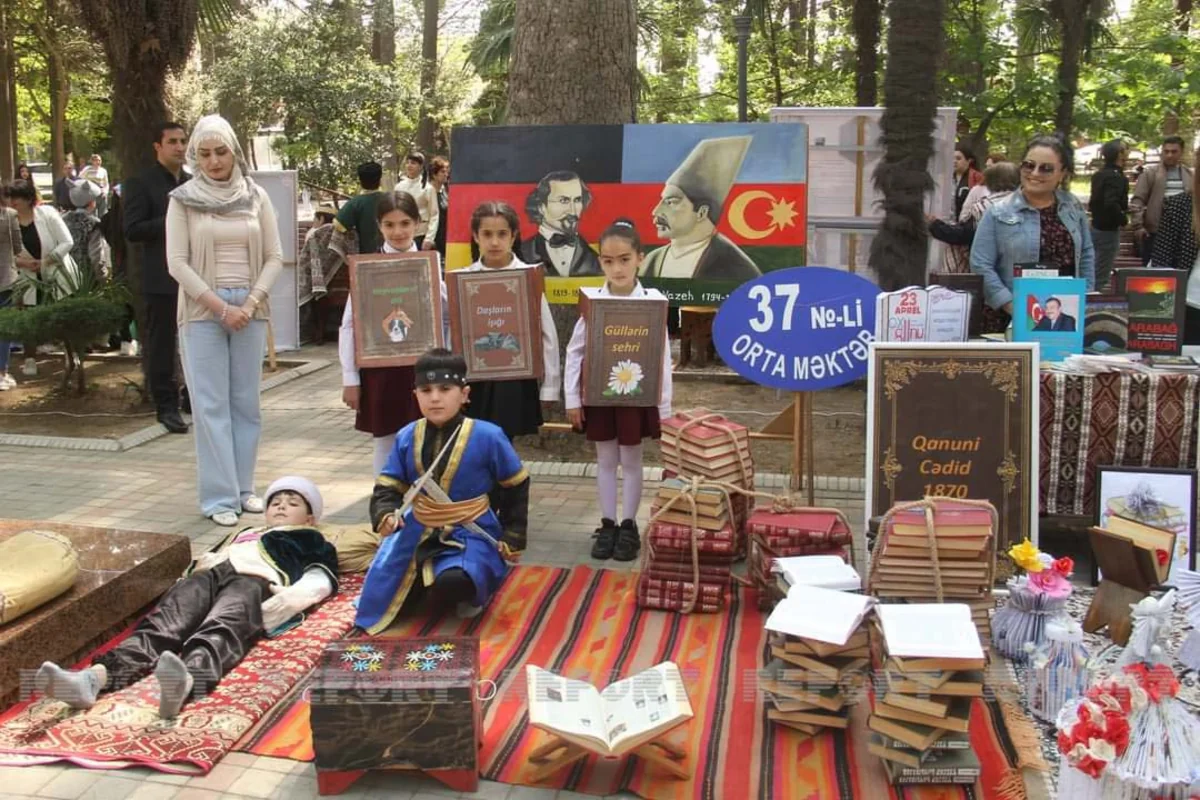 Gəncədə “23 Aprel – Ümumdünya kitab və müəlliflik hüququ günü” qeyd olunub