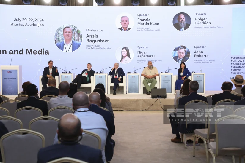 Şuşa Qlobal Media Forumunun yekun paneli baş tutub