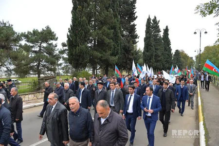 Lənkəranda Dövlət Bayrağı günü qeyd olunub - FOTO