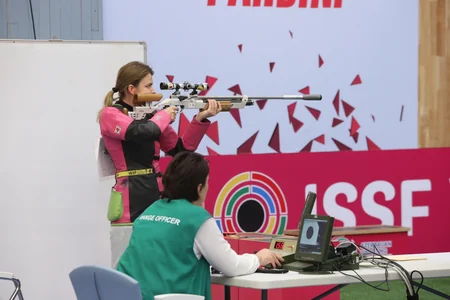 Dünya çempionatı: Ukraynadan olan atıcı qızıl medal qazanıb