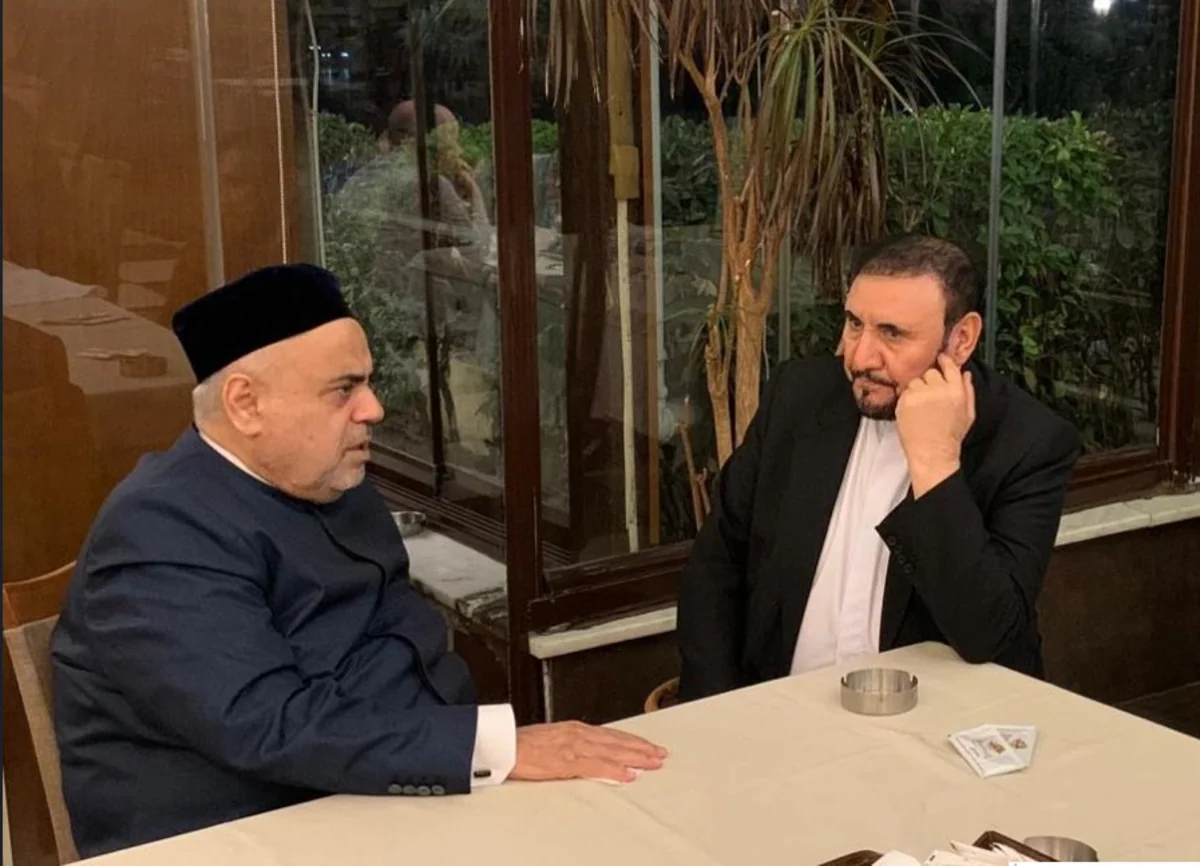 Allahşükür Paşazadə Türkiyə Cəfəriləri icmasının lideri ilə görüşüb