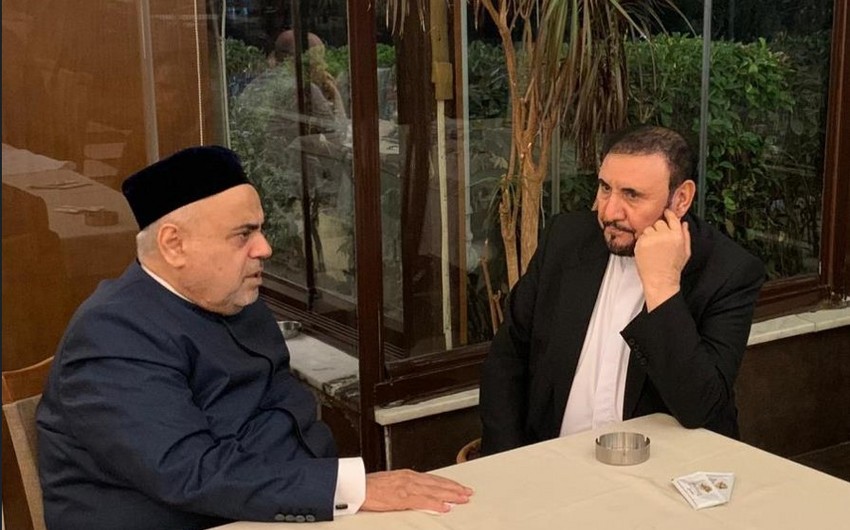 Allahşükür Paşazadə Türkiyə Cəfəriləri icmasının lideri ilə görüşüb