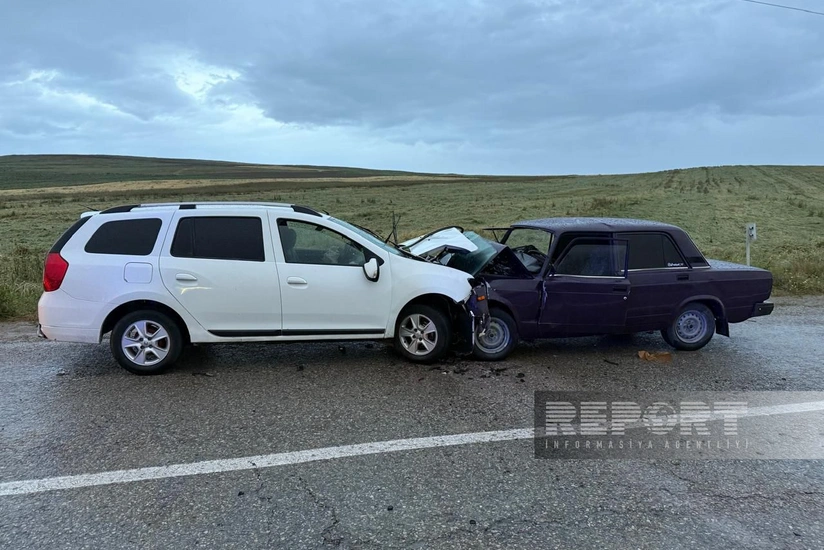 Şamaxıda avtomobillər toqquşub, xəsarət alanlar var