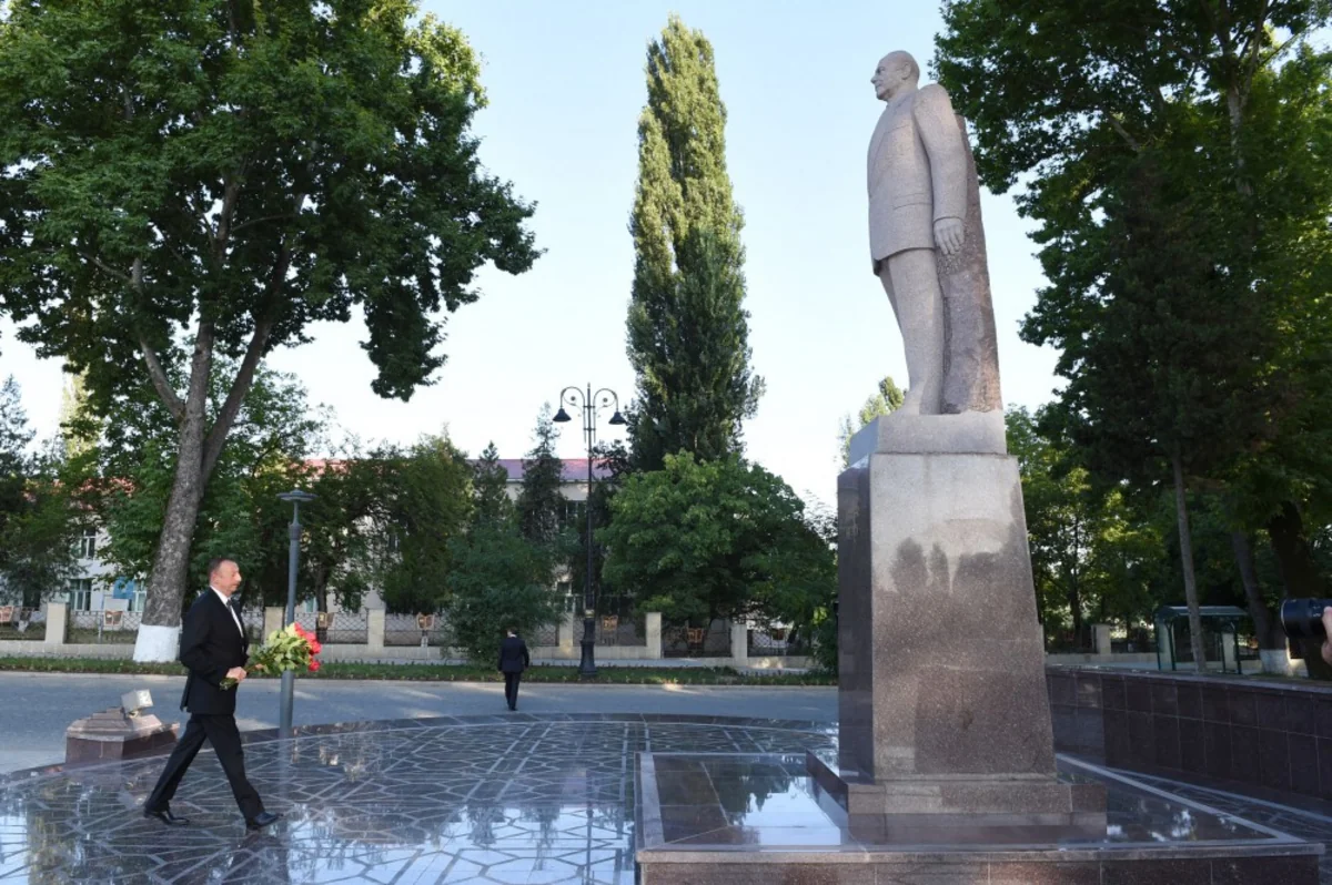 Prezident İlham Əliyev İsmayıllı rayonunda səfərdədir