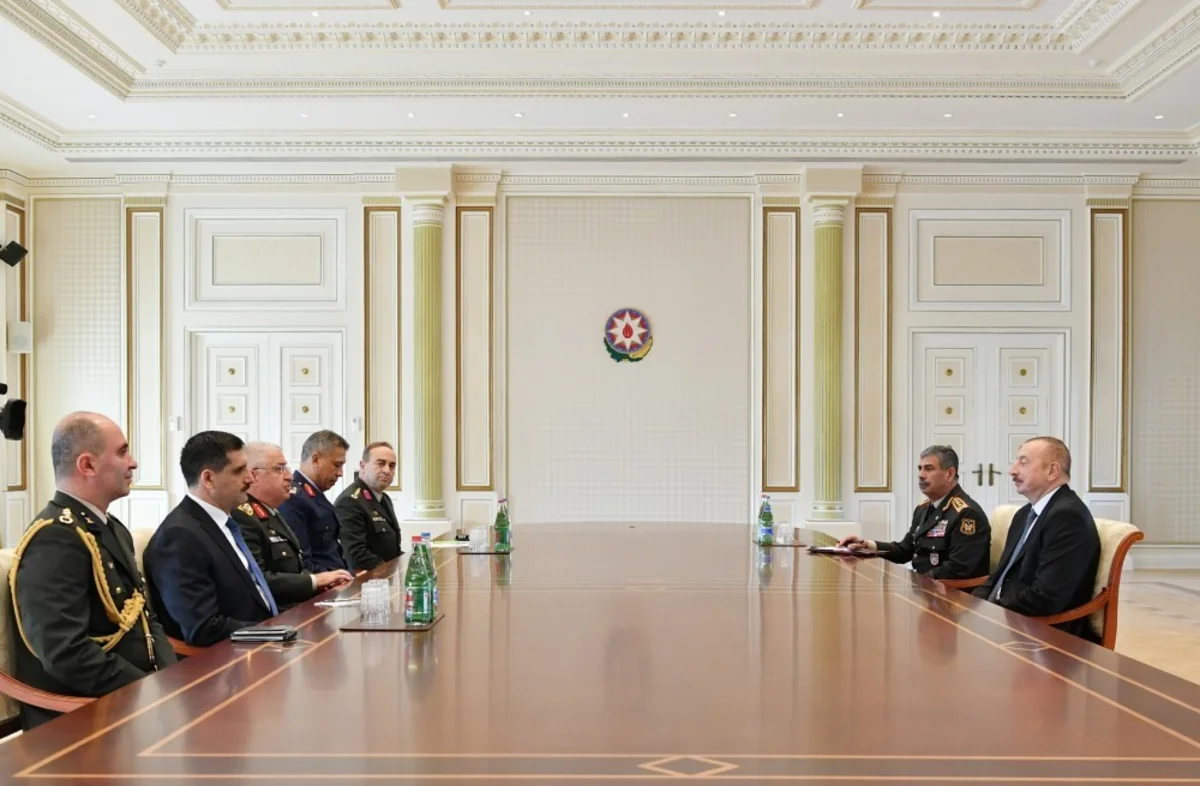 President Ilham Aliyev receives delegation led by Turkish chief of General Staff