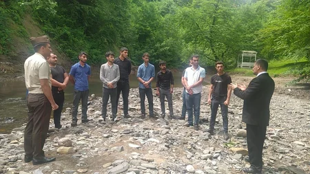 Sel təhlükəli kəndlərdə maarifləndirmə tədbirləri keçirilib