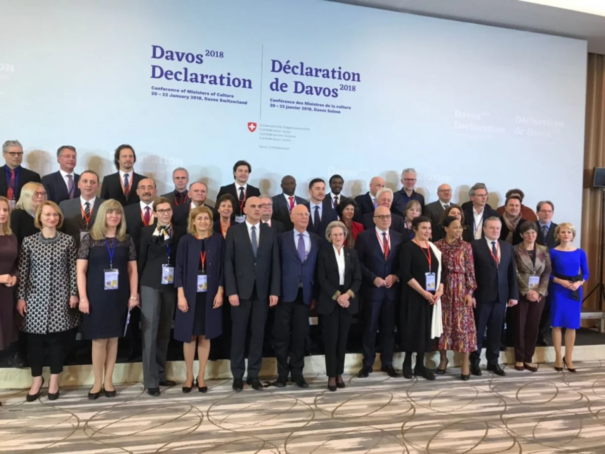 Əbülfəs Qarayev Davosda mədəniyyət nazirlərinin konfransında iştirak edir