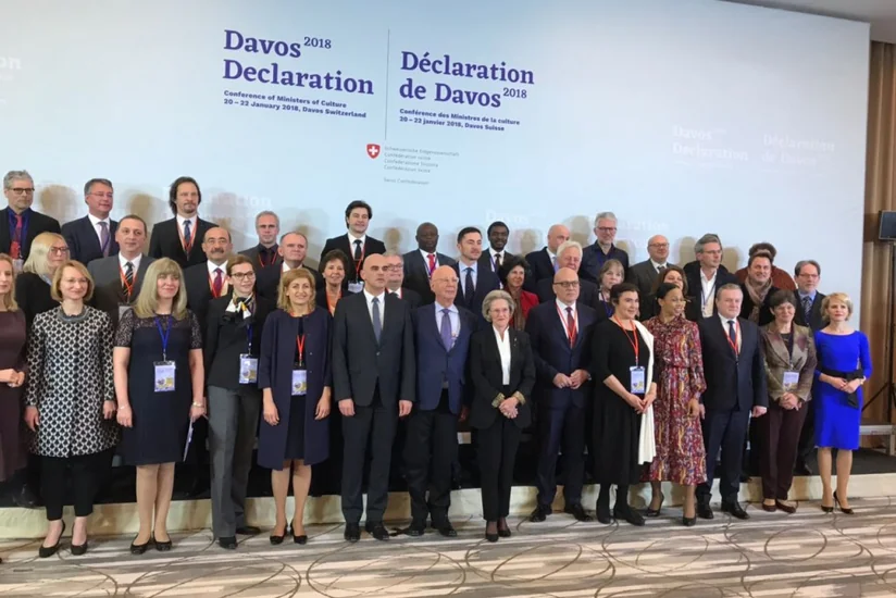 Əbülfəs Qarayev Davosda mədəniyyət nazirlərinin konfransında iştirak edir