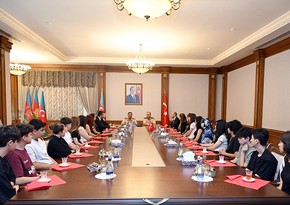 Zakir Həsənov və Kərim Vəliyev Azərbaycanda səfərdə olan türkiyəli şəhid ailələrinin üzvləri ilə görüşüb