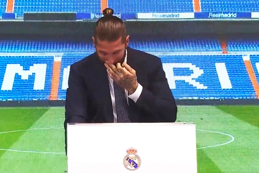 Ramos Real Madridlə vidalaşarkən ağladı