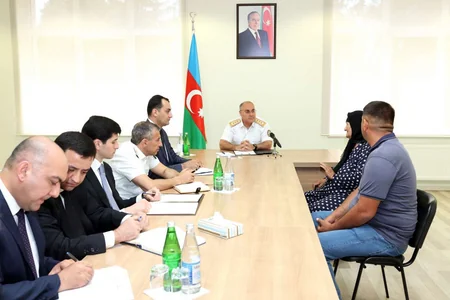 DGK sədri Biləsuvarda vətəndaşları qəbul edib