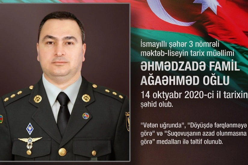 İsmayıllıda Vətən müharibəsində şəhid olmuş müəllimin ailəsi ziyarət edilib