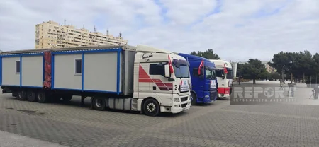 Sumqayıtdan Türkiyəyə növbəti dəfə humanitar yardım göndərilib
