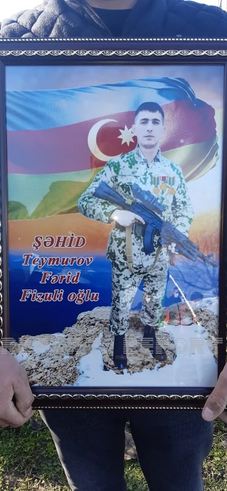 Nəşi tapılan hərbçimiz dəfn edildi
