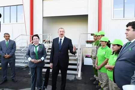 Ağdaşda Biyan Sənaye Parkının açılışı olub - YENİLƏNİB