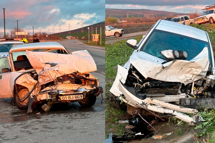 Göyçayda yol qəzası olub, xəsarət alanlar var