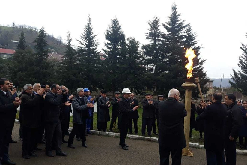 Astaranın Rinə kəndinə təbii qaz verilib