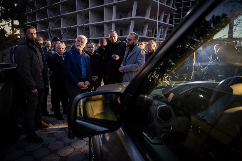 Çexiya prezidenti Odessaya səfər edib