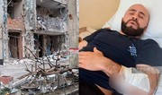 В результате российских ударов по Украине также пострадал азербайджанский активист
