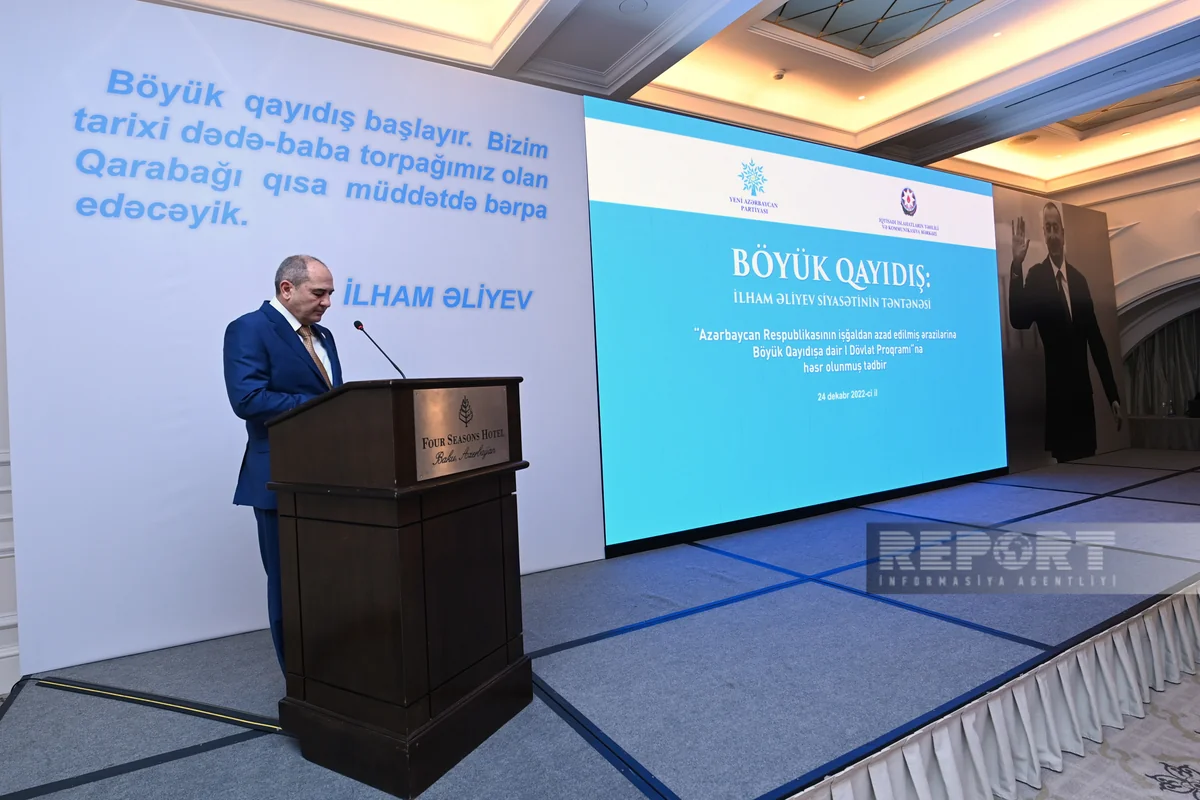 “Böyük Qayıdış: İlham Əliyev siyasətinin təntənəsi” adlı konfransın iştirakçıları Prezidentə müraciət ünvanlayıb