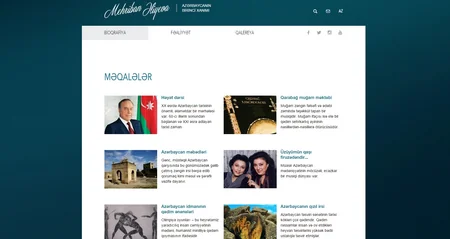 Newly designed official website of Azerbaijan's  First Lady launched