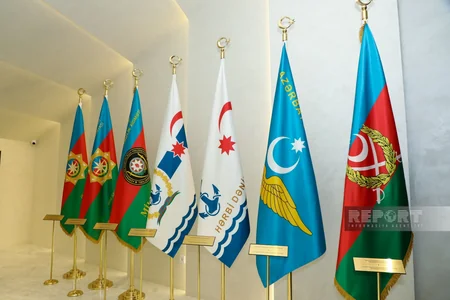 Dövlət Bayrağı Meydanındakı yenilənmiş Bayraq Muzeyi təqdim edilib