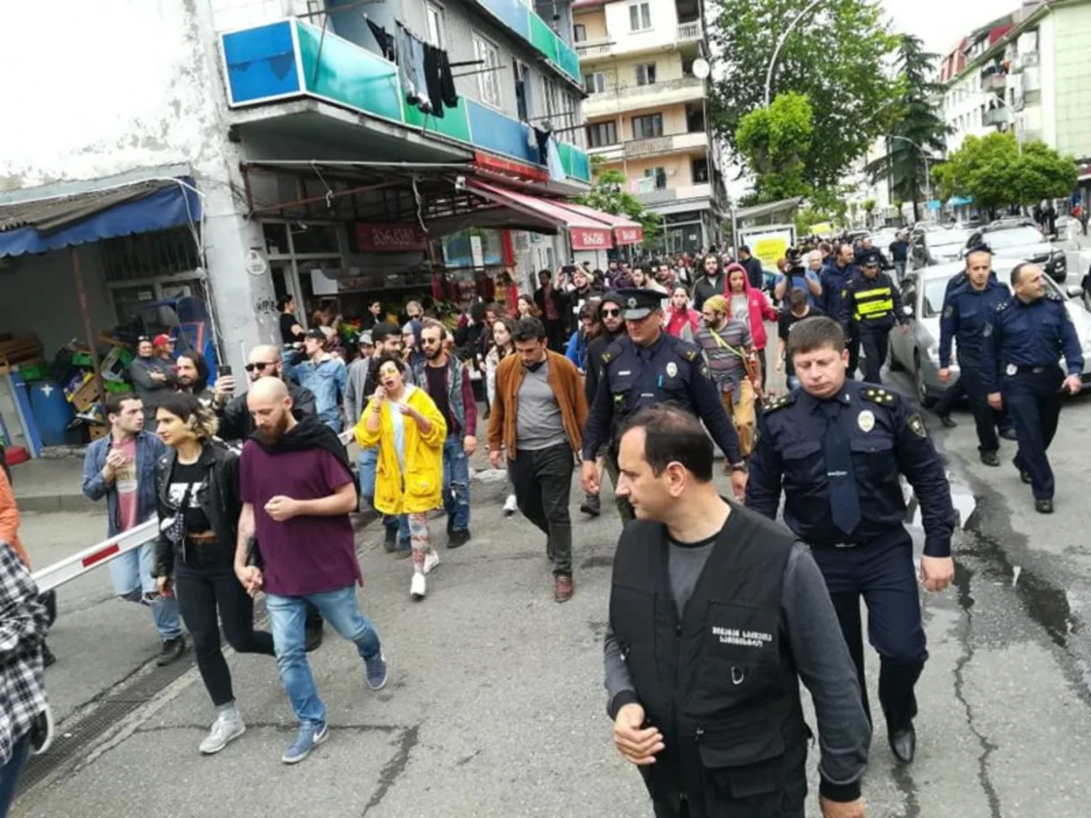 В Батуми задержаны трое участников протестной акции