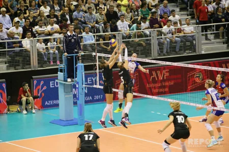 Voleybolçu qadınlar arasında Avropa çempionatı: Çexiya - Belçika  3:1 - FOTO