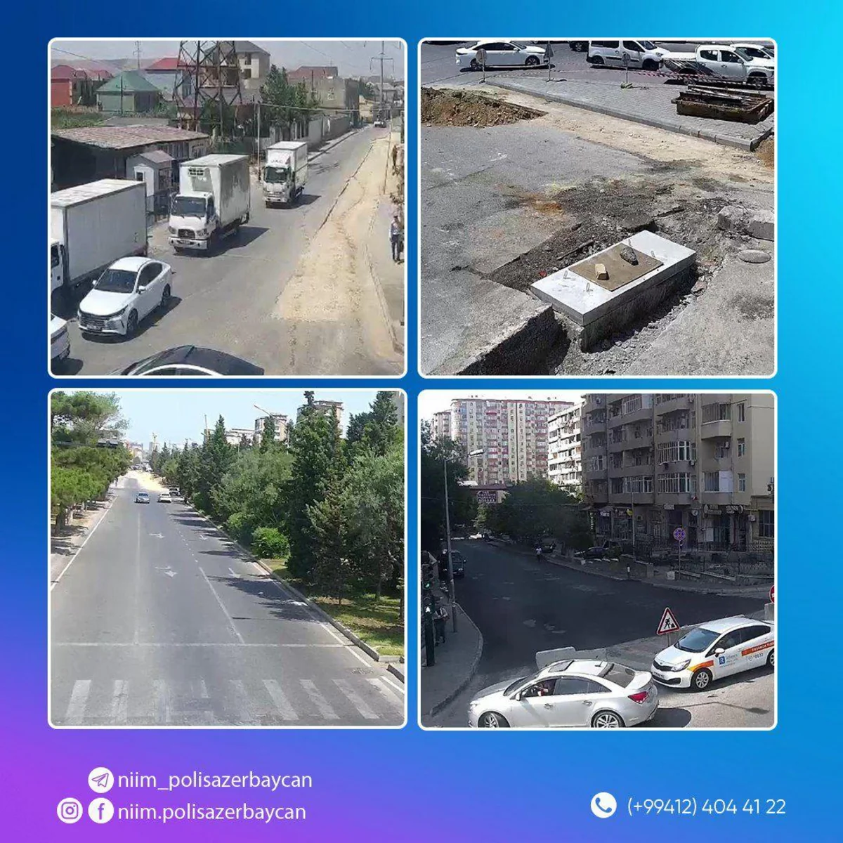 Bakıda təmirə görə bəzi yollarda avtomobillərin hərəkətinə məhdudiyyət qoyulub