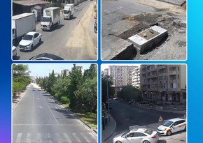 В Баку из-за ремонта ограничено движение транспорта на ряде улиц