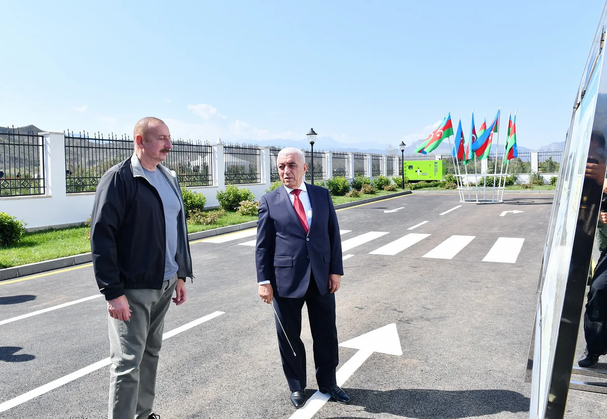 İlham Əliyev “Cahangirbəyli” Su Elektrik Stansiyasının açılışında iştirak edib - YENİLƏNİB