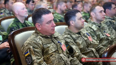 Azerbaijani servicemen participate in international logistics training in Georgia