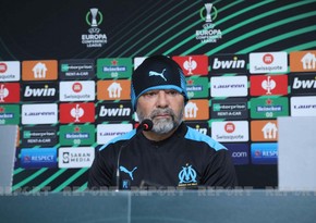 Marselin baş məşqçisi: Qarabağla oyunda mərhələni keçməyə çalışacağıq