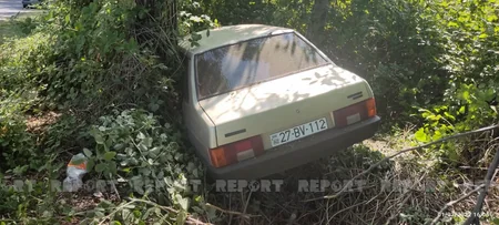 Şəkidə avtomobil ağaca çırpılıb, xəsarət alanlar var