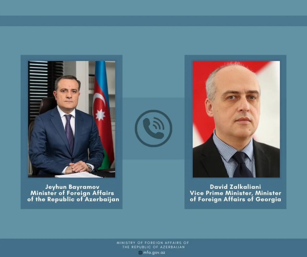 Ceyhun Bayramov gürcüstanlı həmkarı ilə telefonla danışıb