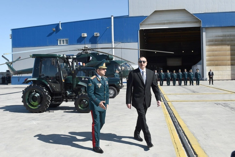President Ilham Aliyev views newly built Tufan type border guard ship - UPDATED