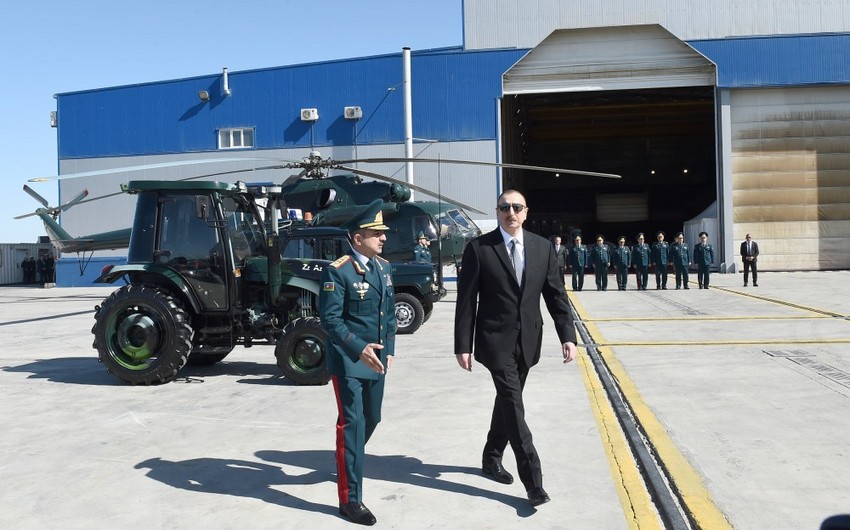 President Ilham Aliyev views newly built Tufan type border guard ship - UPDATED