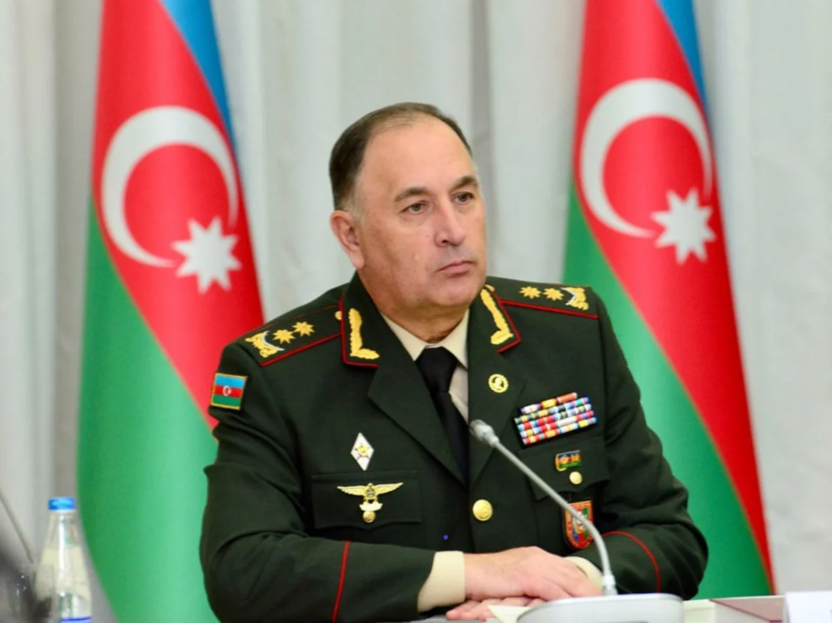 Начальнику Генштаба ВС Азербайджана присвоено звание генерал-полковника