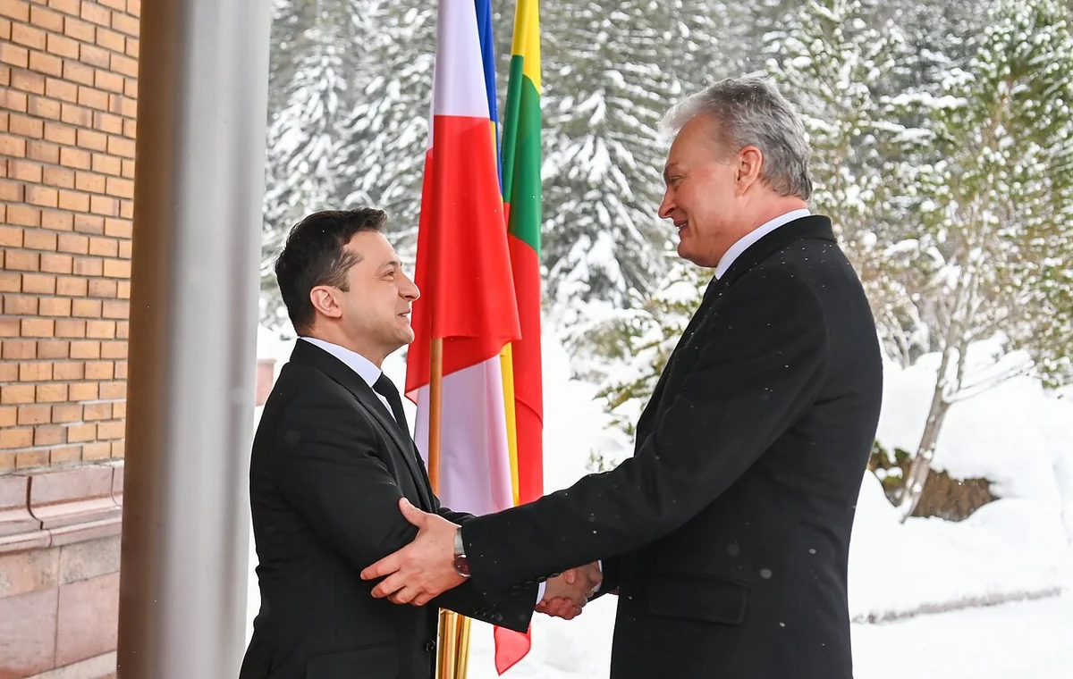 Litva Prezidenti Kiyevdə səfərdədir