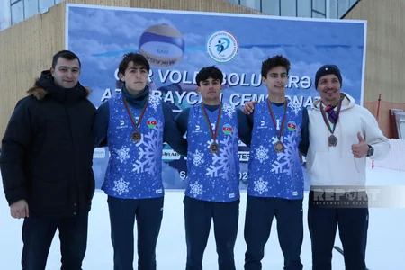 Qar voleybolu üzrə Azərbaycan çempionatının mükafatçıları bəlli olub