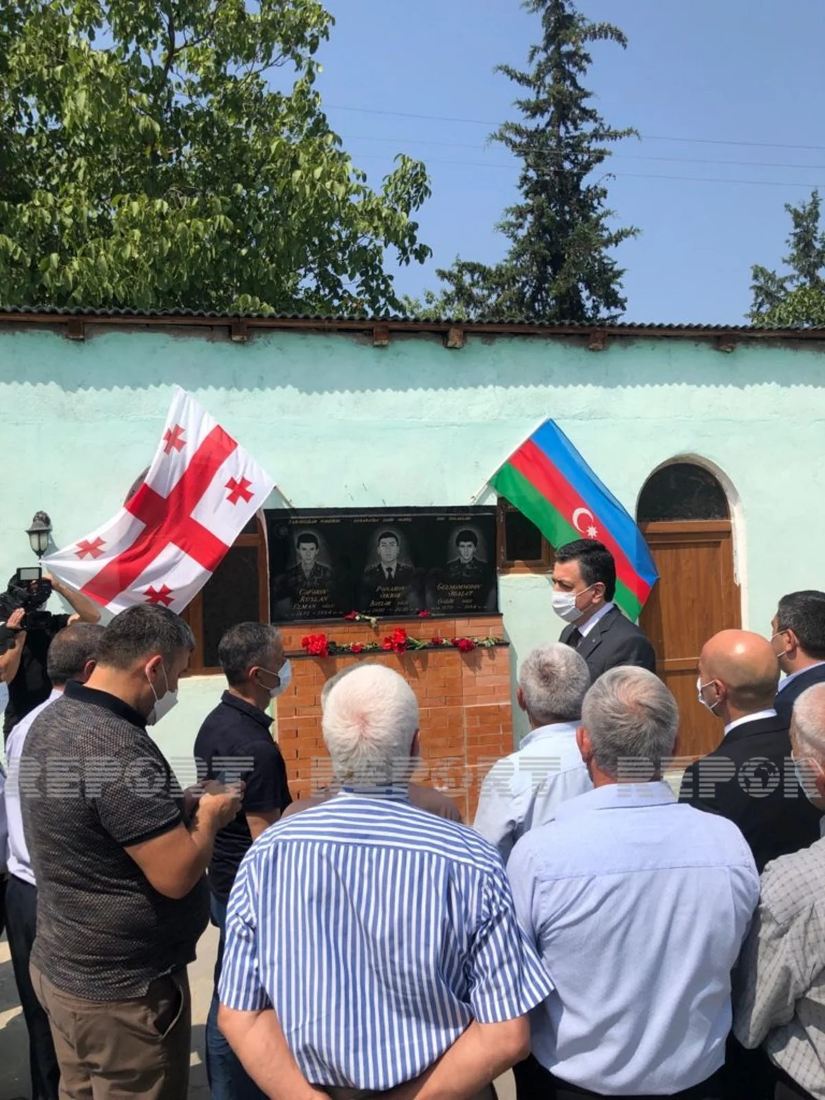 Gürcüstanda Vətən müharibəsi şəhidinin xatirəsi anılıb