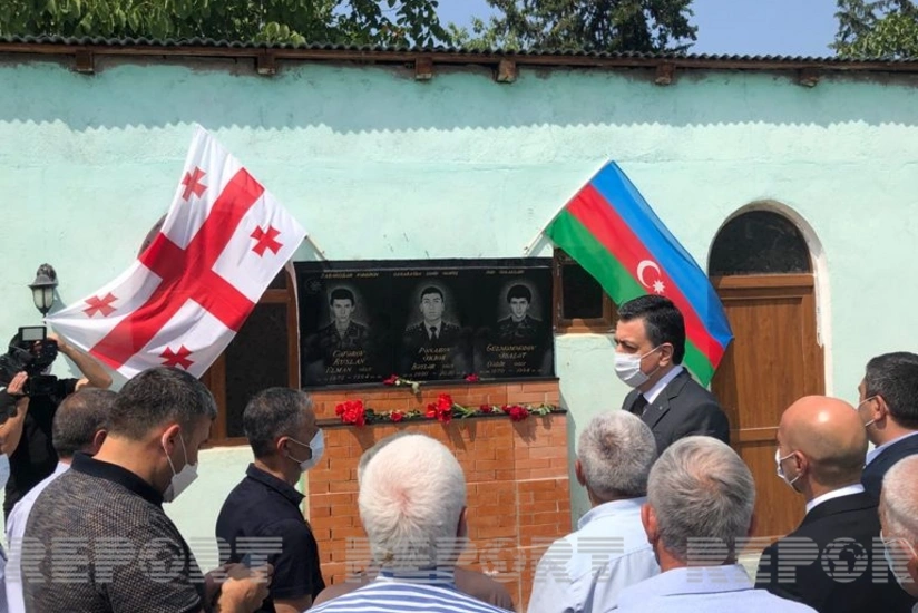 Gürcüstanda Vətən müharibəsi şəhidinin xatirəsi anılıb