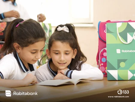 Rabitəbankdan Ümumdünya Kitab Günündə Ağdam kənd məktəbinə dəstək
