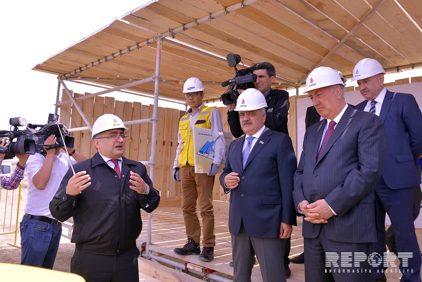 ​SOCAR rəhbərliyi Sumqayıt Karbamid Zavodunun tikinti işləri ilə tanış olub