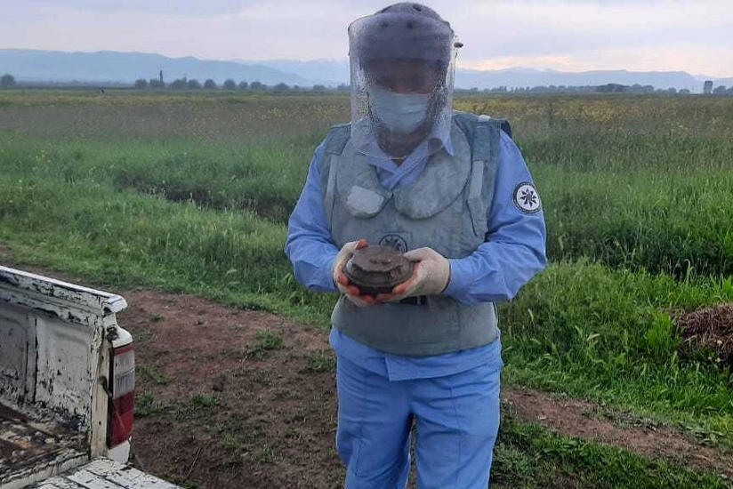 Ağcabədidə tank əleyhinə mina partladıcısı aşkarlandı