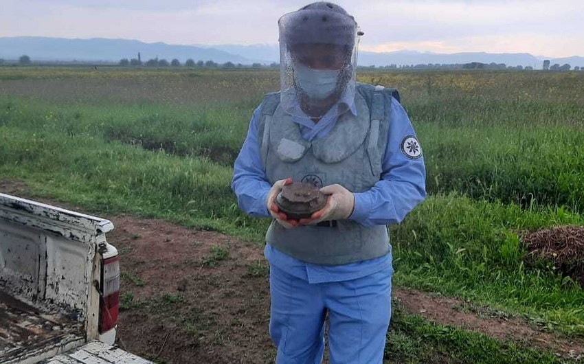 Ağcabədidə tank əleyhinə mina partladıcısı aşkarlandı