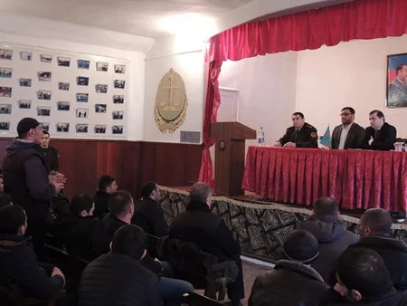 Bakıdakı 1 və 15 saylı cəzaçəkmə müəssisələrində dini mövzuda maarifləndirici tədbirlər keçirilib