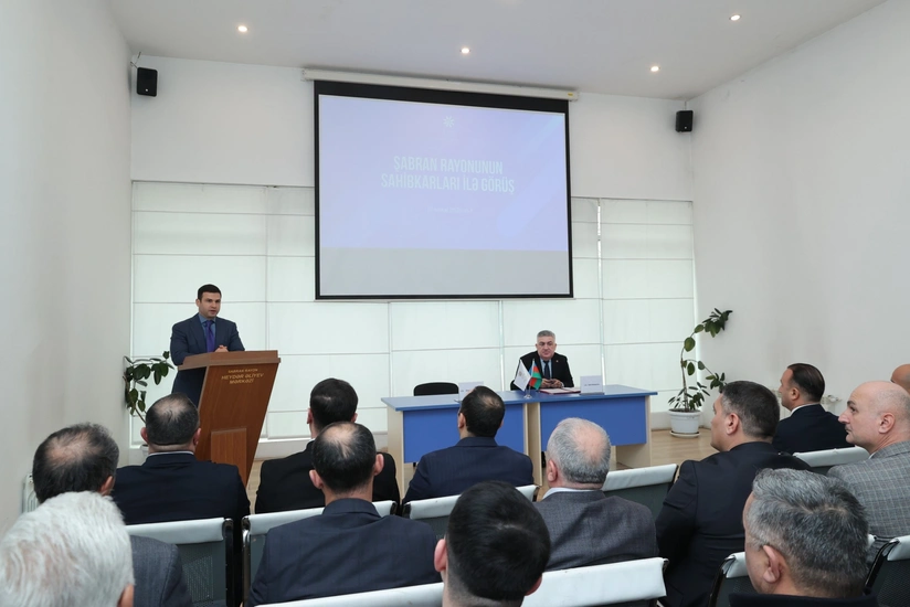 KOBİA Şabranda sahibkarlarla görüş keçirib