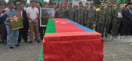 Tərtərdə Birinci Qarabağ müharibəsinin şəhidi Ədalət Əliyev dəfn edilib - YENİLƏNİB