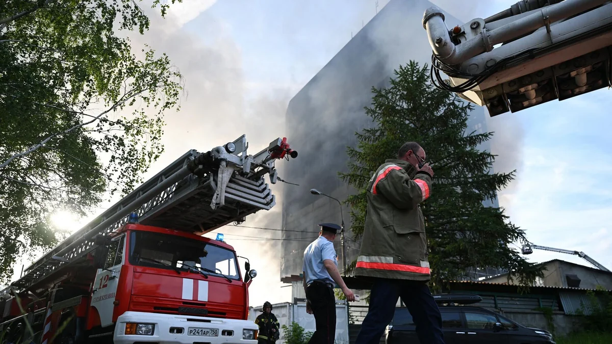 4 bodies found at fire site in Moscow Region’s Fryazino
